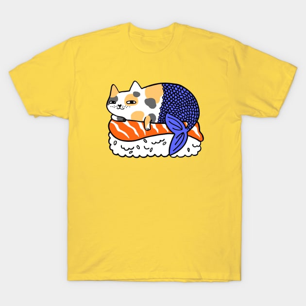 Sushi Mercat T-Shirt by natelledrawsstuff